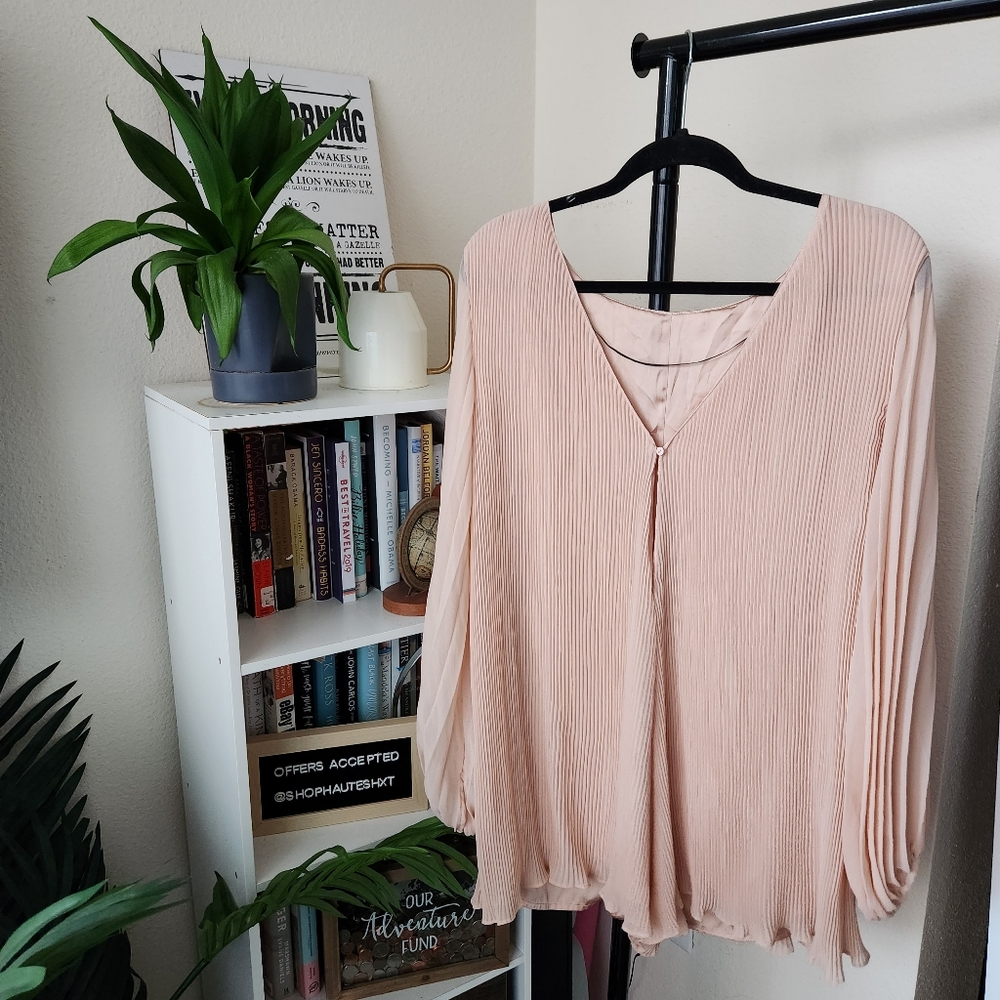 Zara Long Sleeve Pleated Playsuit - Picture 5 of 7
